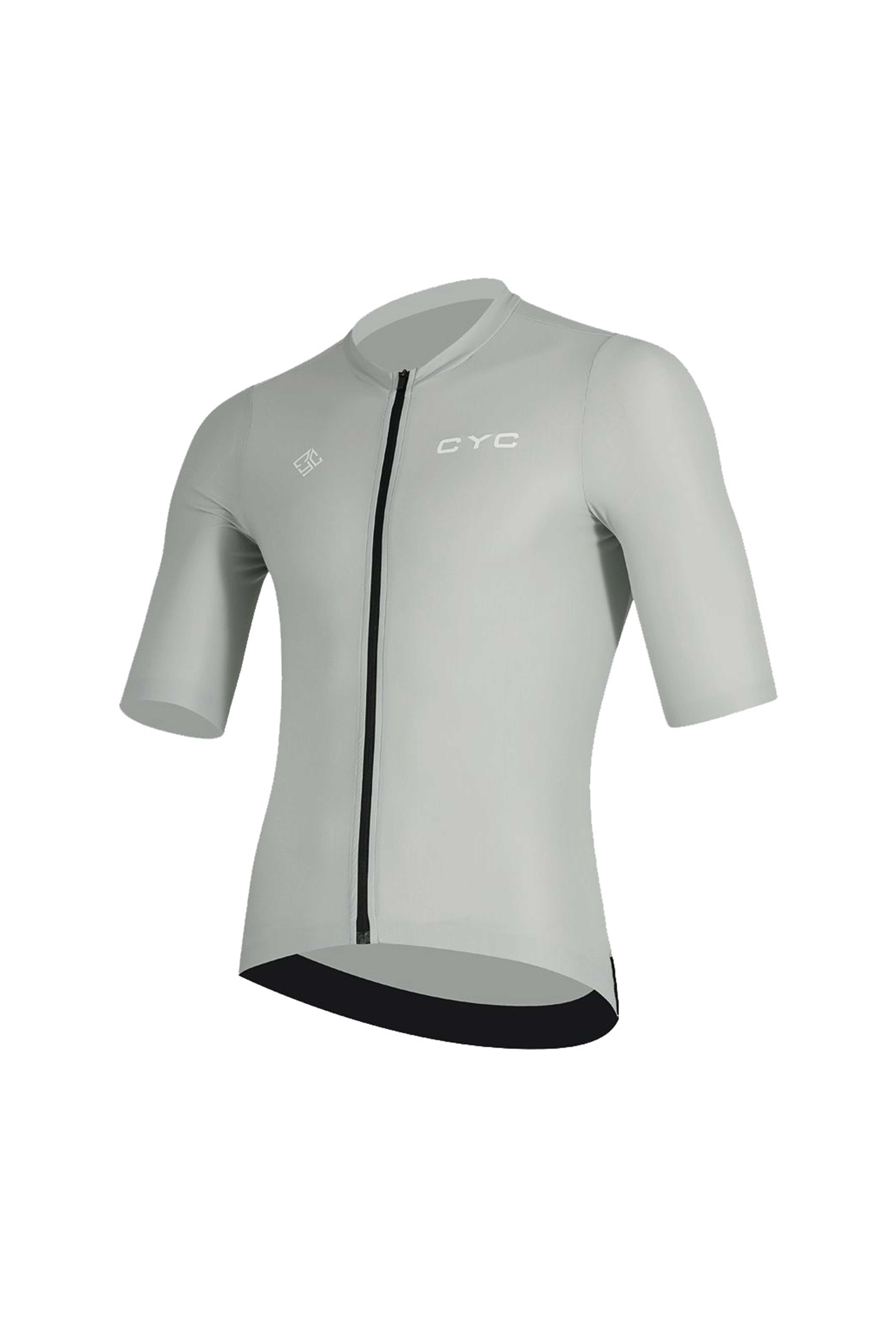 Zephyr Unisex premium-Pro racefit cylcing jersey Black+Atlyblue