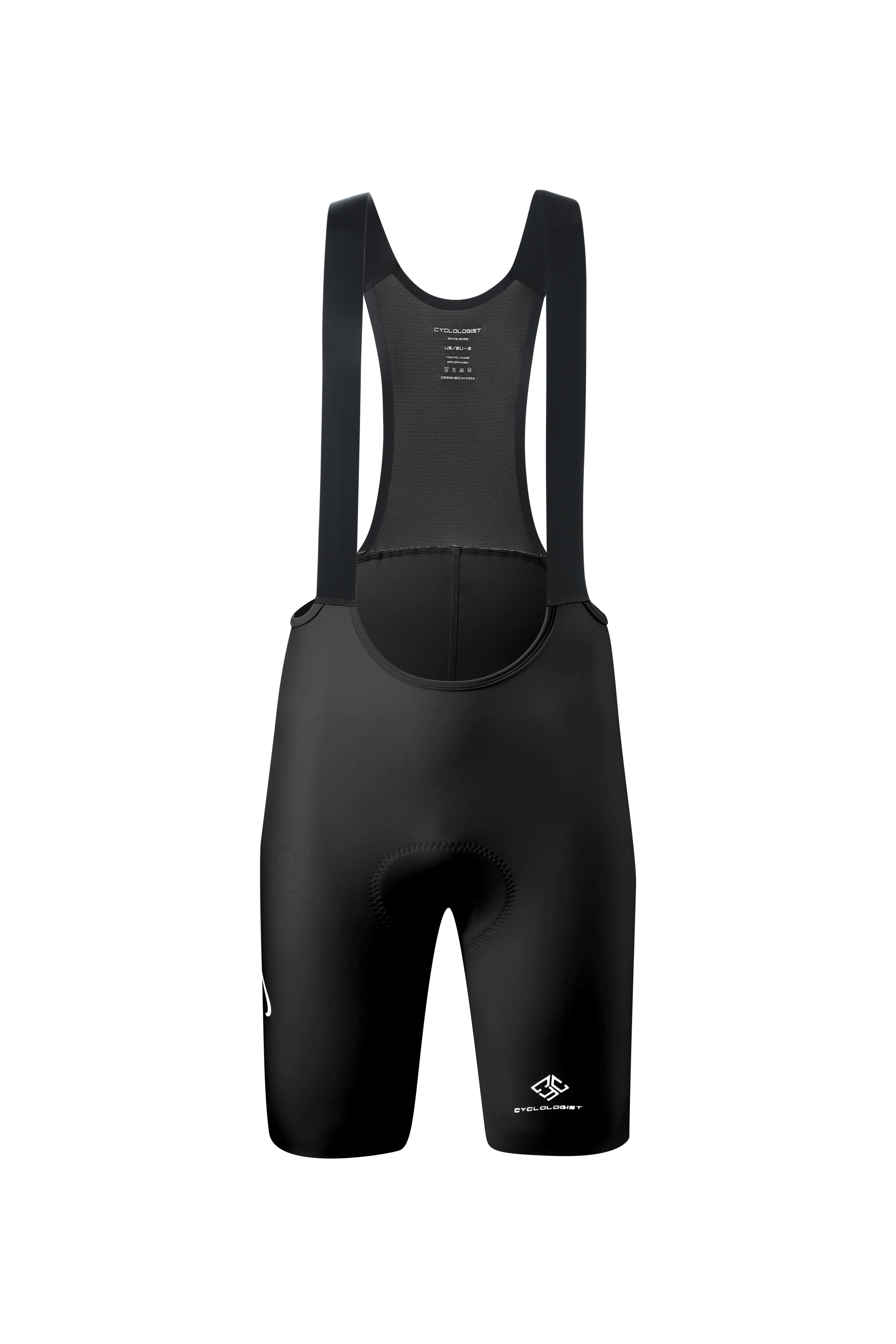 Aeroflex Men's premium pro one-piece bibshorts Black