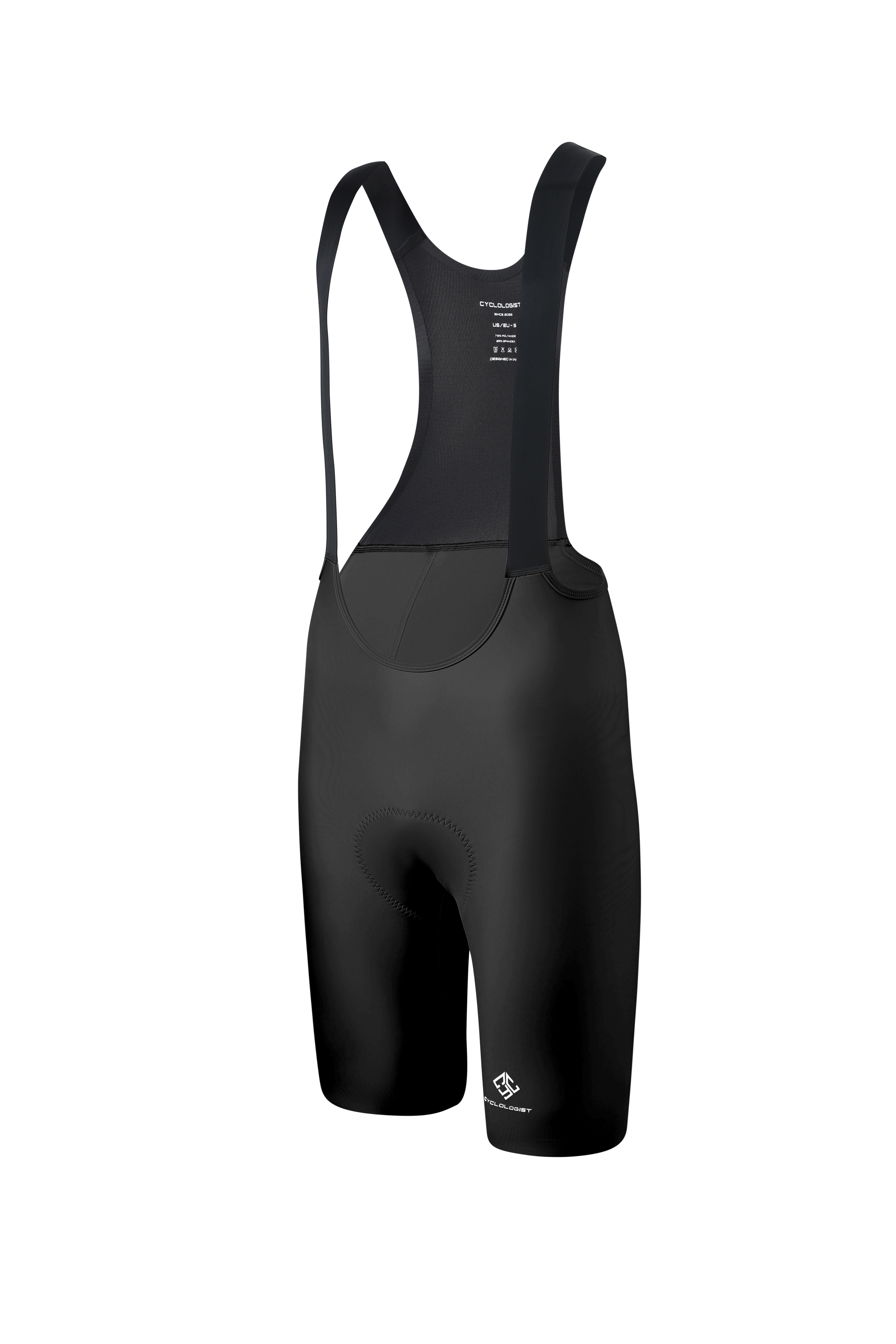 Aeroflex Men's premium pro one-piece bibshorts Black