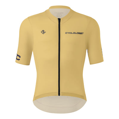 Stride unisex premium racefit cycling jersey yellow