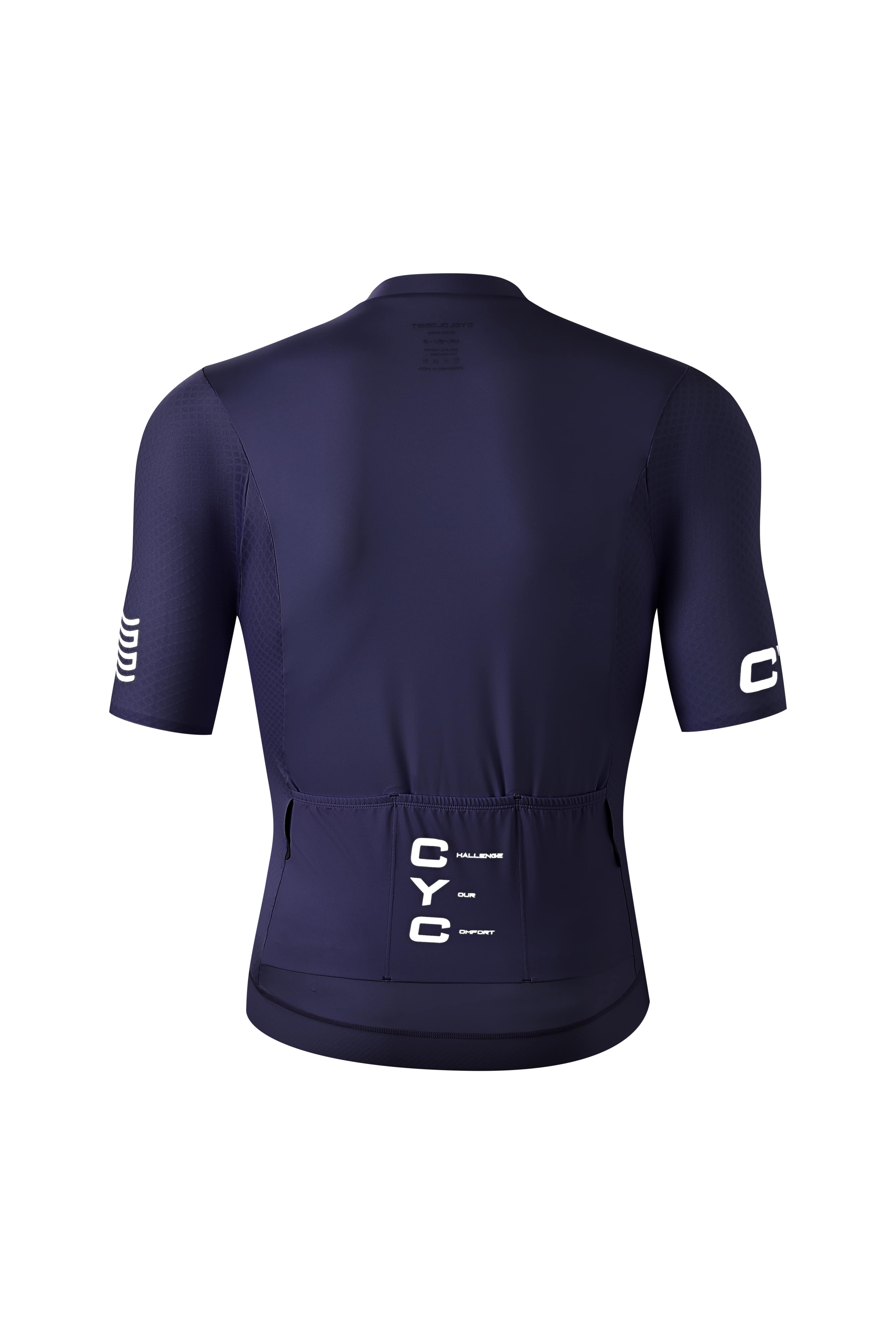 Stride unisex premium racefit cycling jersey blue