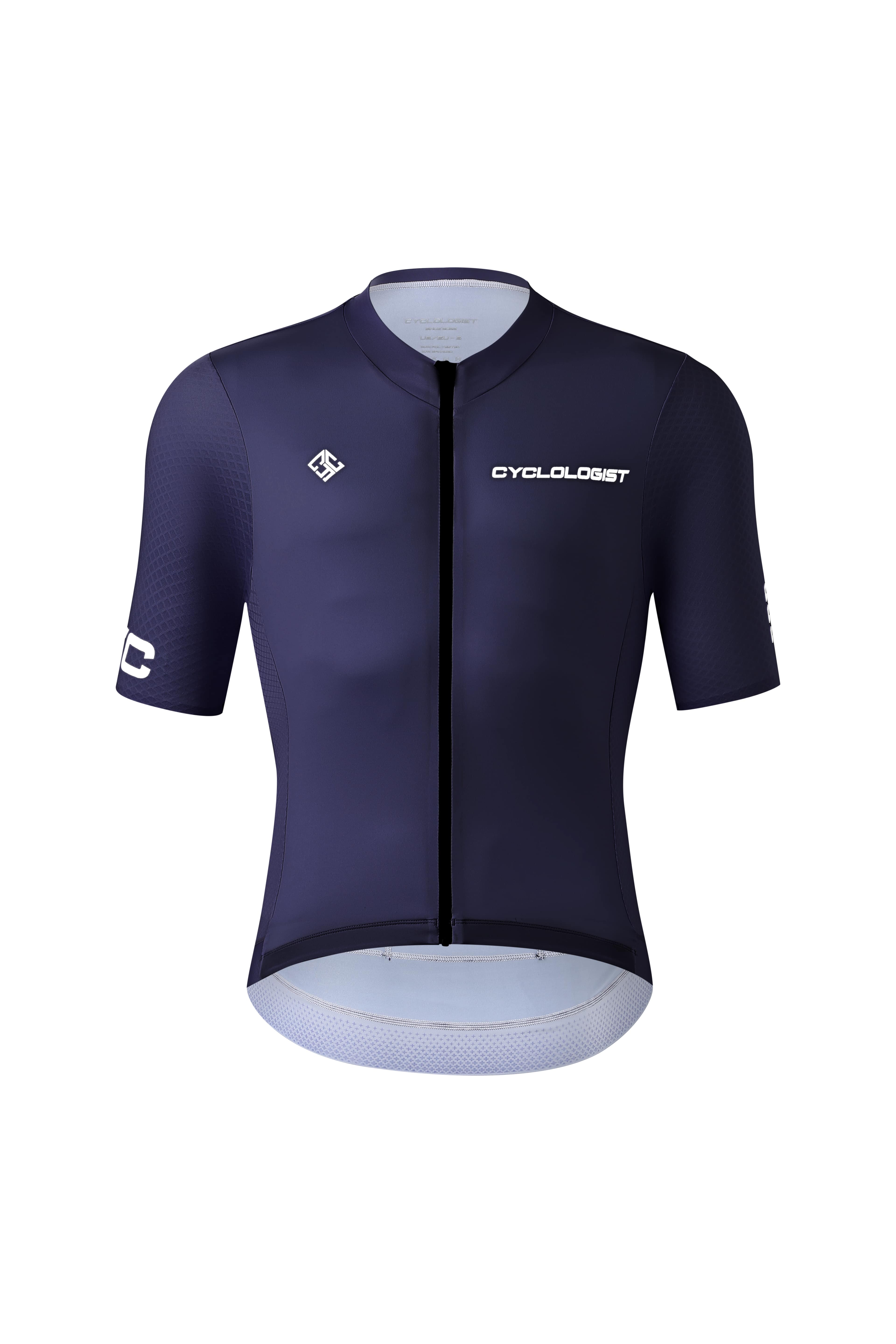 Stride unisex premium racefit cycling jersey blue