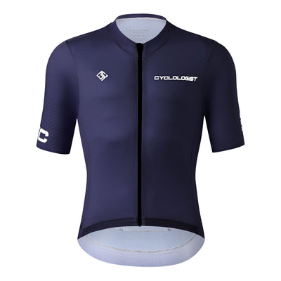 Stride unisex premium racefit cycling jersey blue