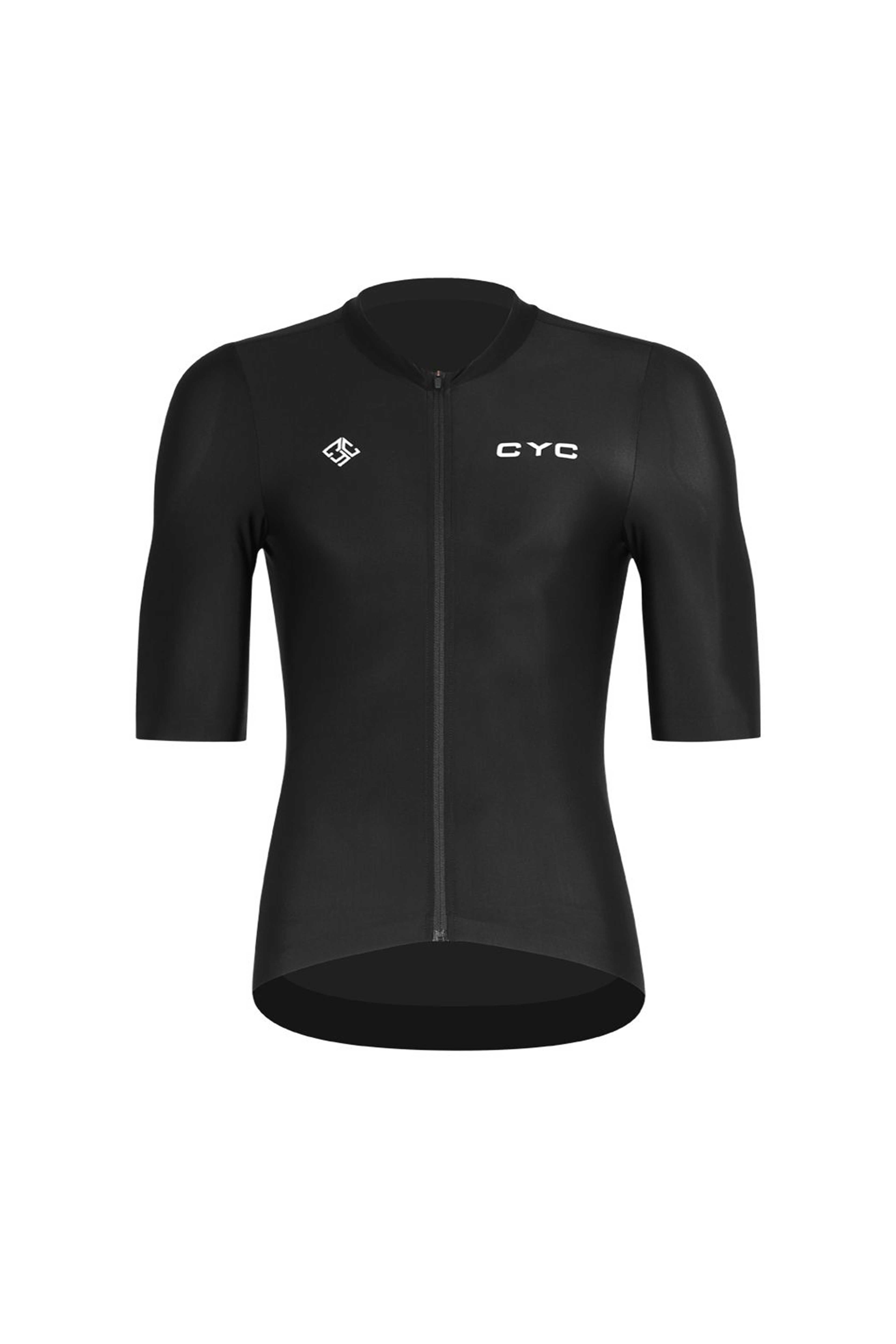 Zephyr Unisex premium-Pro racefit cylcing jersey Black