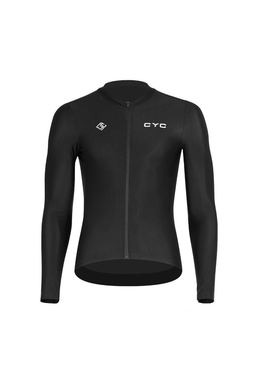 Zephyr Unisex premium-Pro racefit cylcing jersey Black