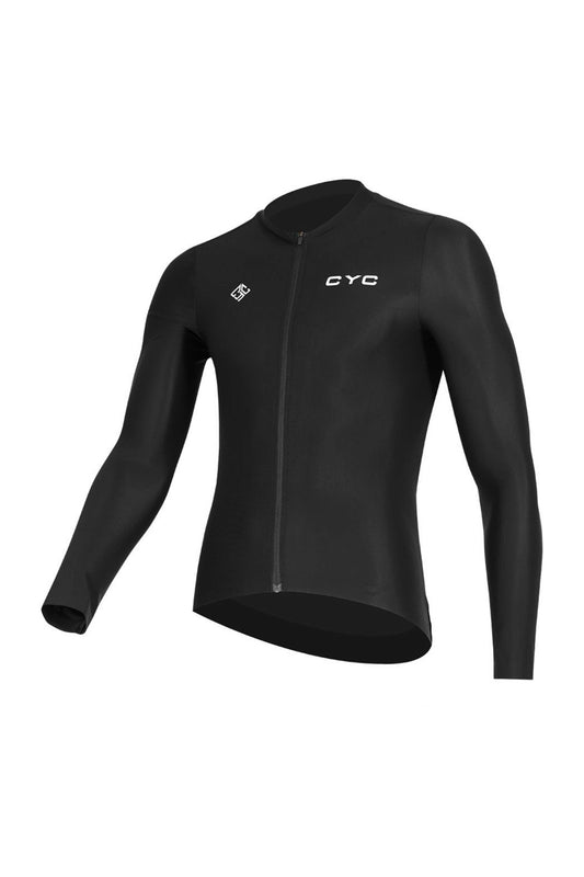 Zephyr Unisex premium-Pro racefit cylcing jersey Black
